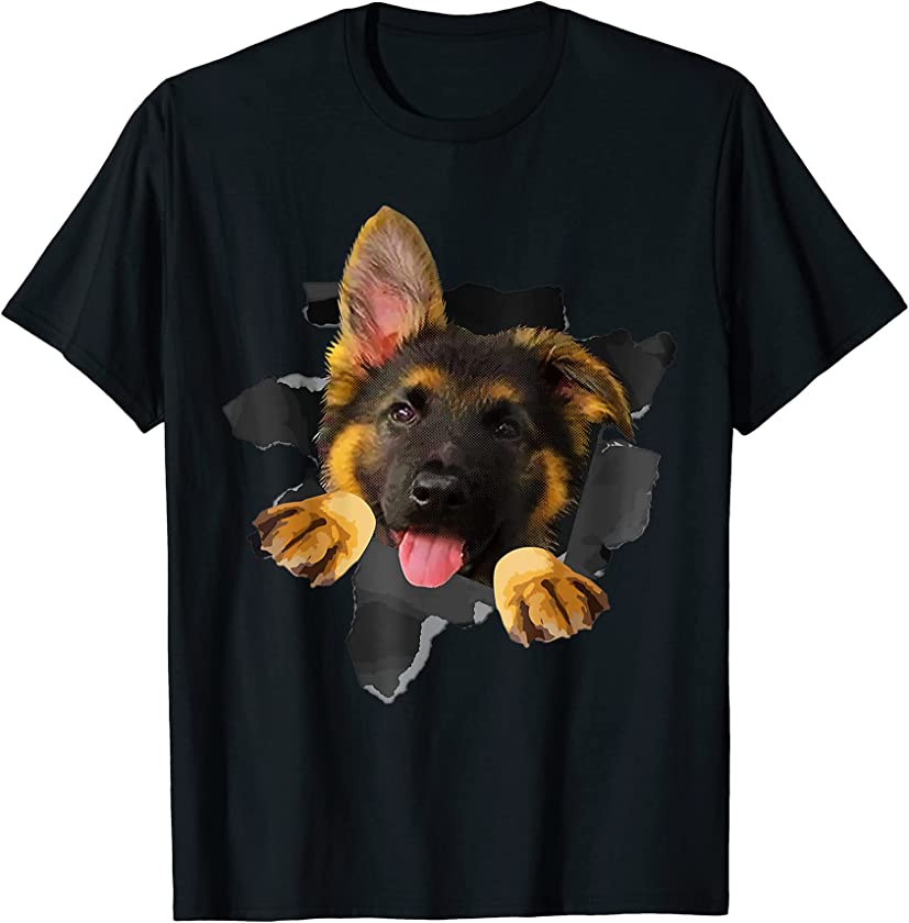 Dog Lovers Gifts For Women Men Funny German Shepherd Puppy T-Shirt