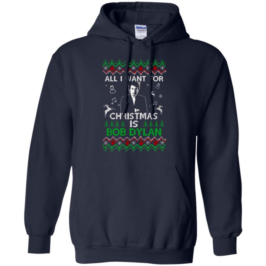 AGR All I Want For Christmas Is Bob Dylan Hoodie