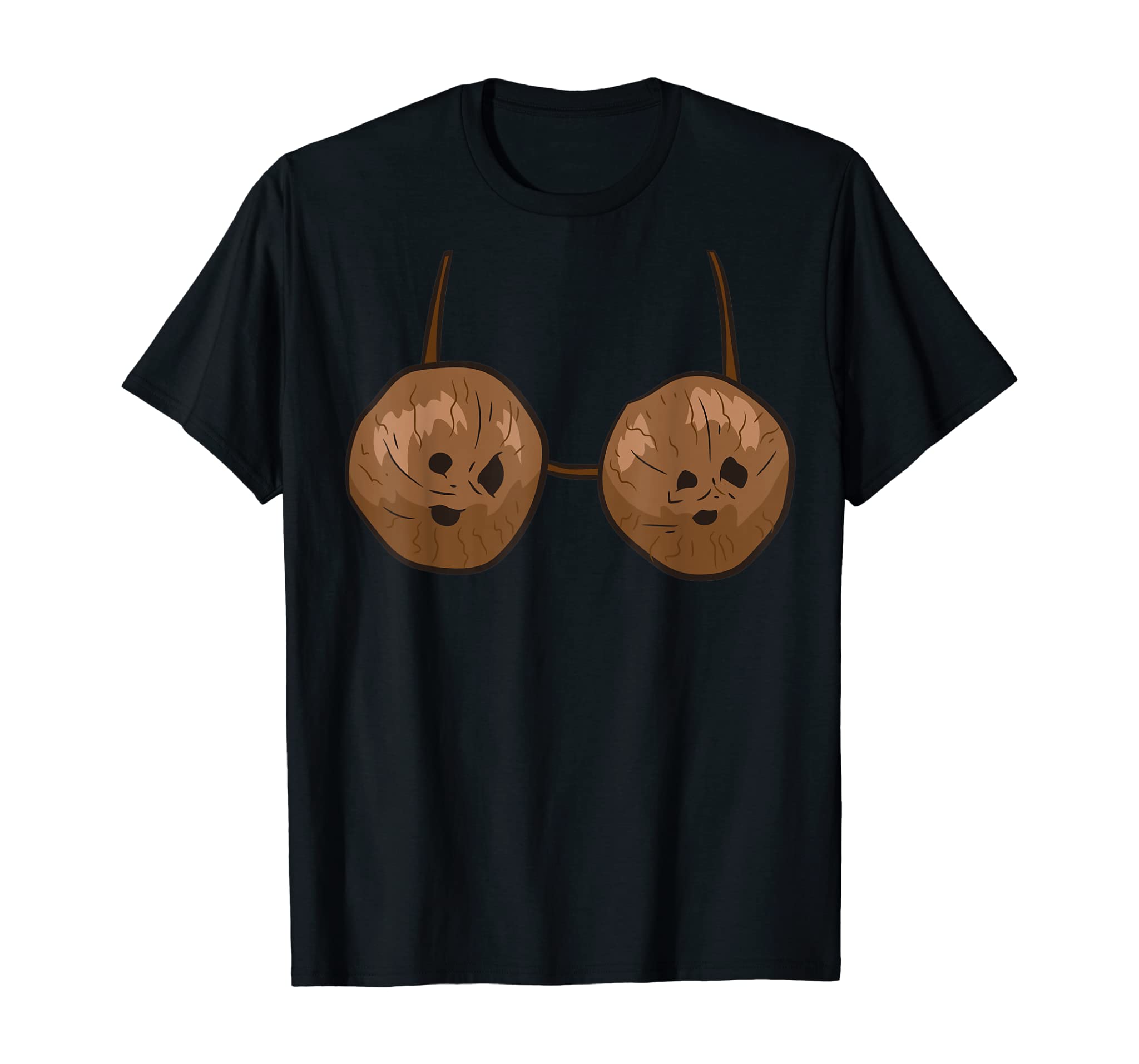 Coconut Summer Coconuts Bra Funny Halloween Costume T-Shirt