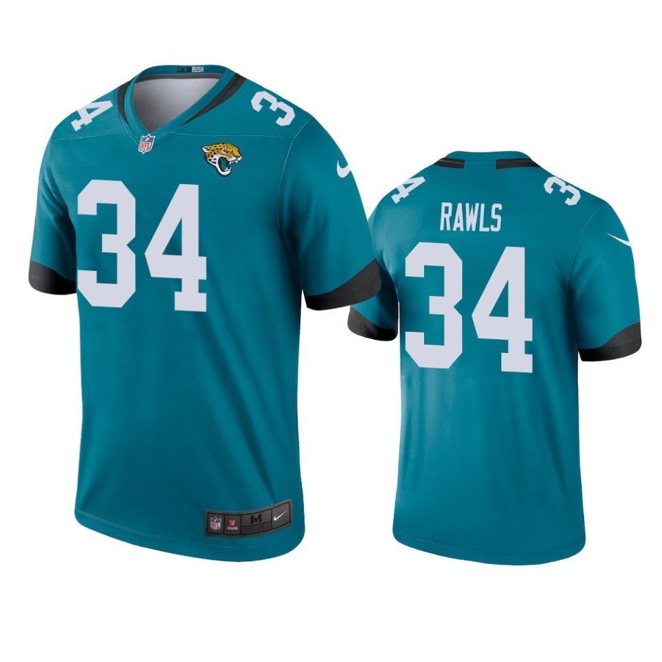 Jacksonville Jaguars Thomas Rawls Color Rush Legend Teal Jersey