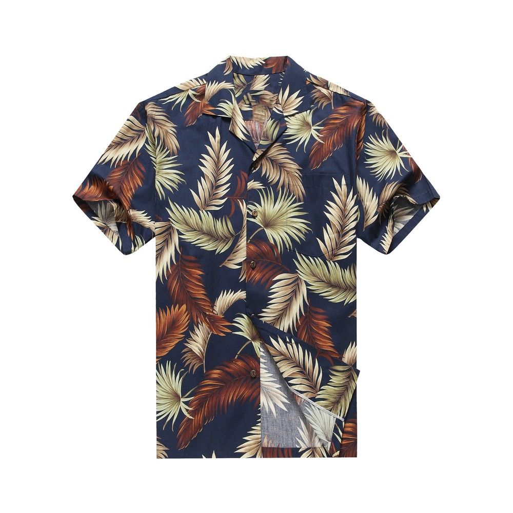 Leaf Blue Unique Design Hawaii Shirt Ha67328