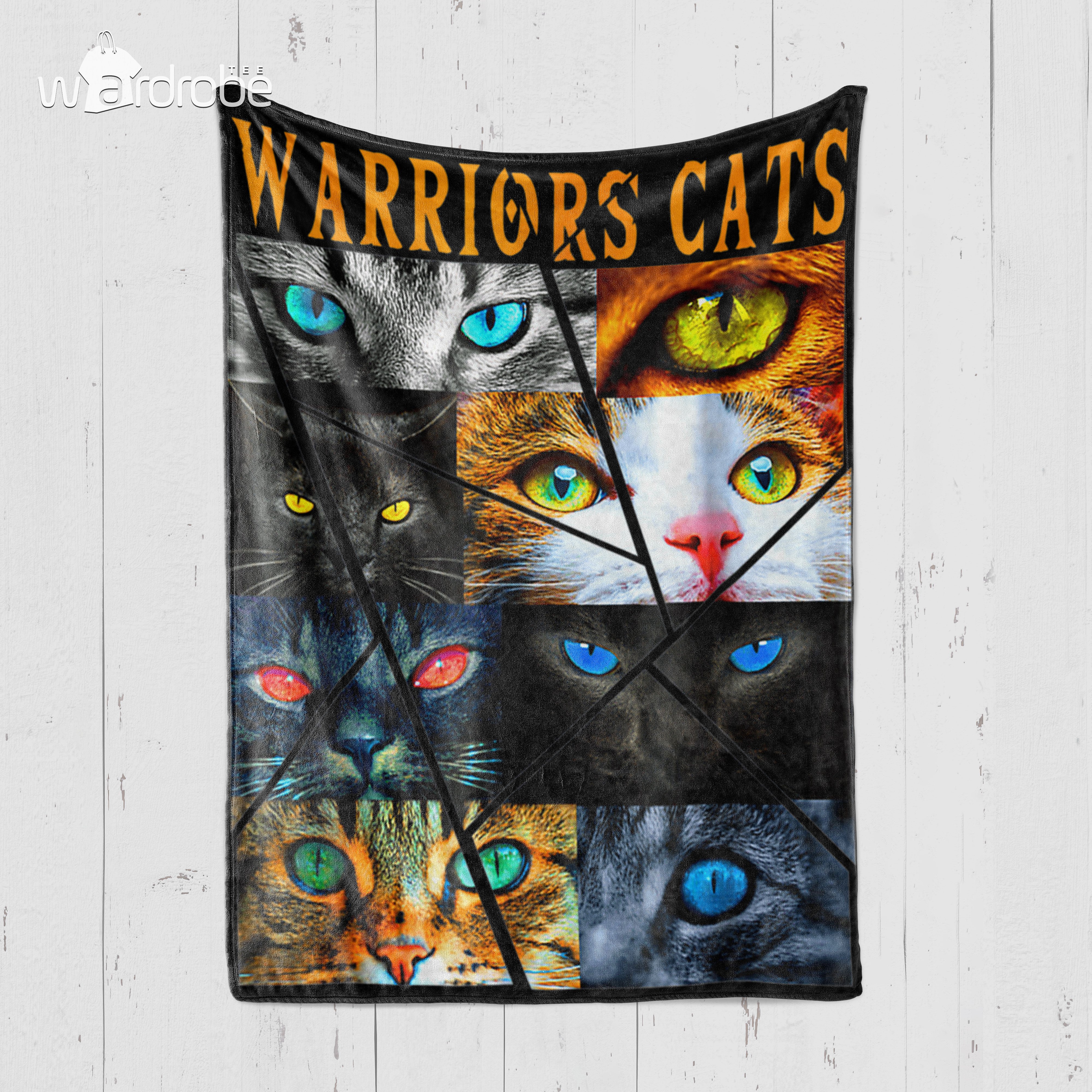 Custom Blanket Warriors Cats Eye Cats Blanket