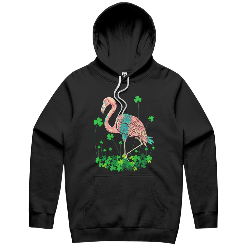 Irish Lucky Shamrock Flamingo Lovers Happy St Patrick’S Day Hoodie