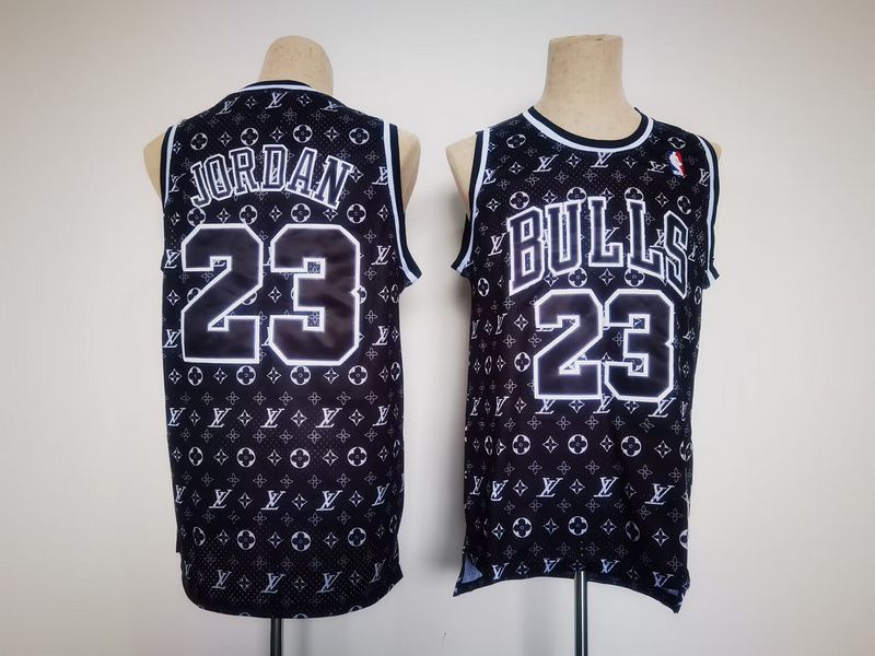 Chicago Bulls #23 Michael Jordan Jersey – Black White