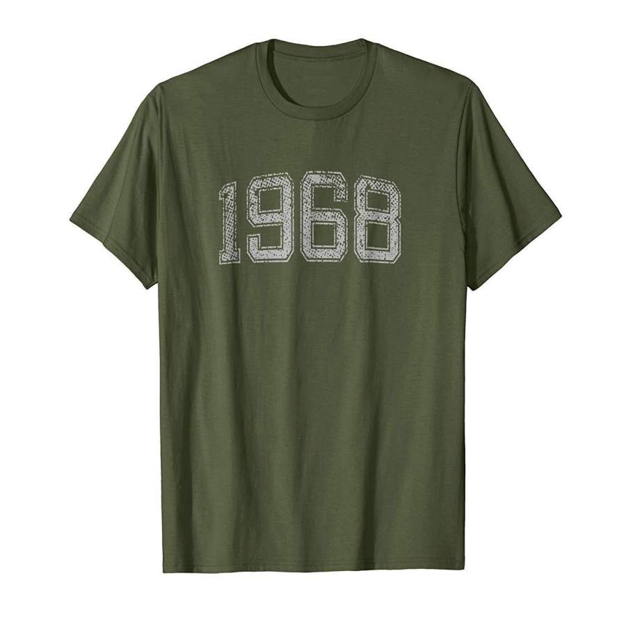 1968 Tshirt Vintage 50th B-day Gift