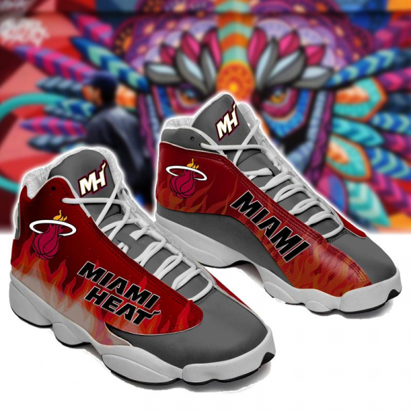 Miami Heat Basket Ball Team Form Air Jordan 13 Sneakers