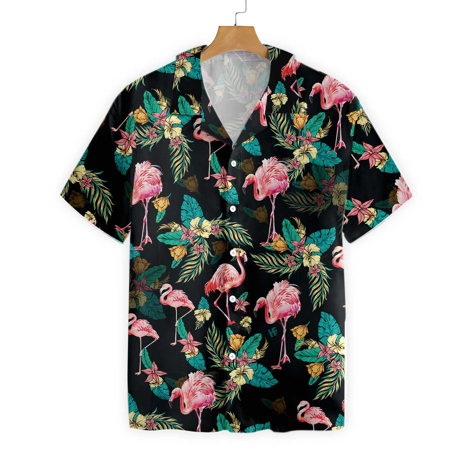 Flamingo Tropical Pattern Hawaii Shirt Ha11893