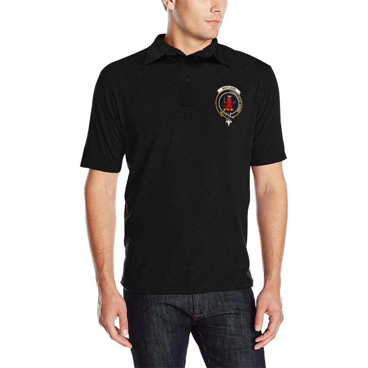 Maitland Clan Polo Shirt, Scottish Tartan Maitland Clans Polo Shirt ...