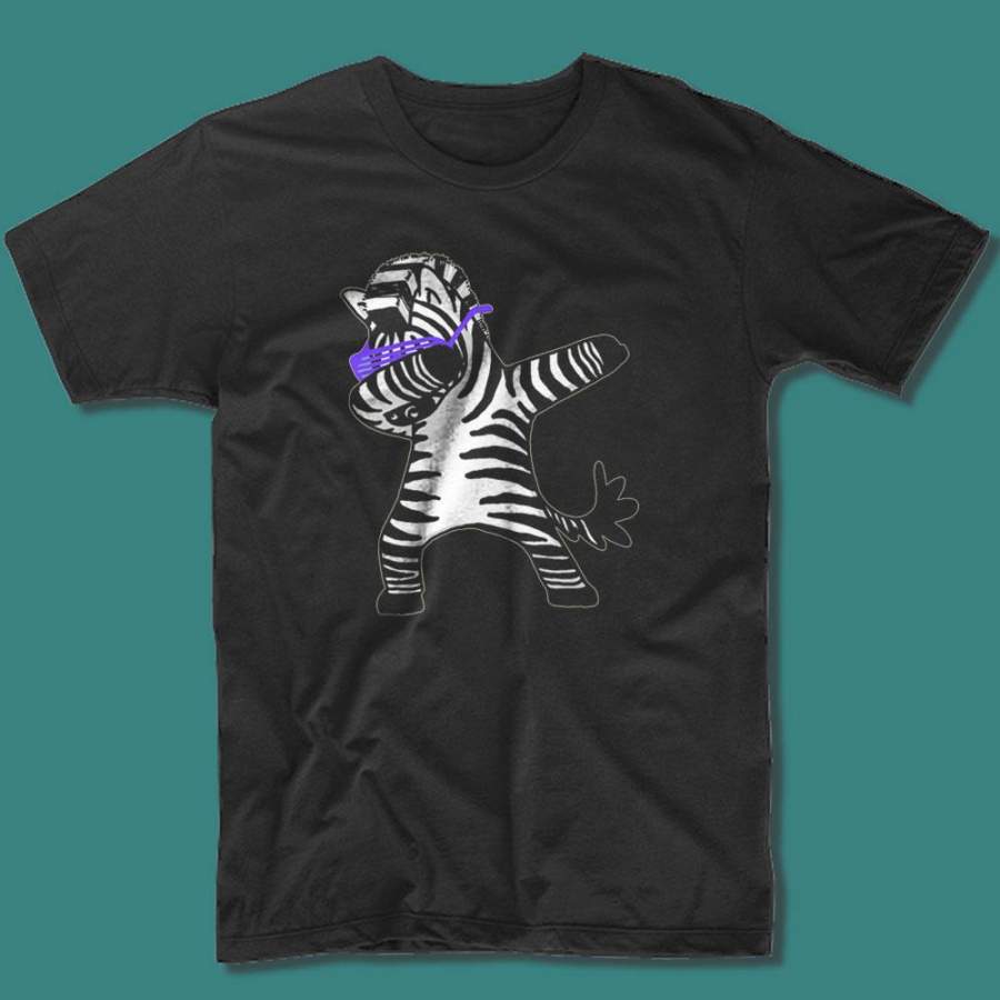 Animal Dabbing Zebra Men’S T Shirt