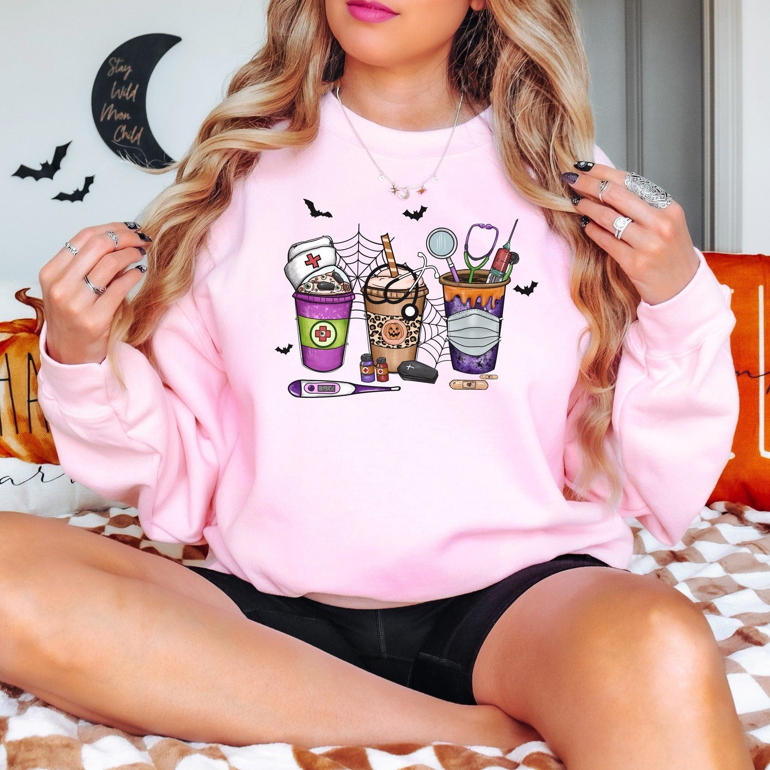 Coffee Lover 2D Crewneck Sweatshirt All Over Print Sweatshirt For Women Sweatshirt For Men