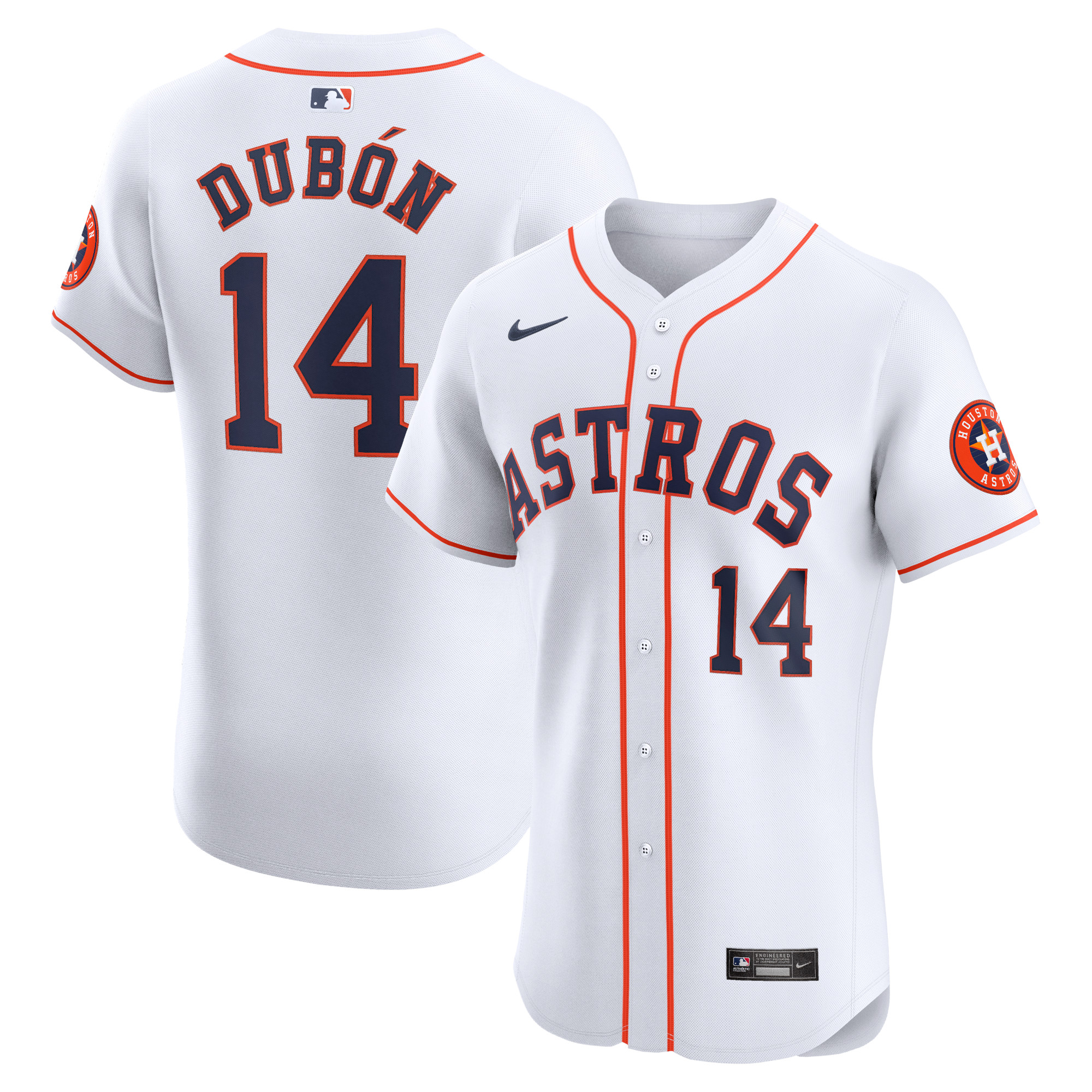 Mauricio Dubon Houston Astros Home Elite Player Jersey – White