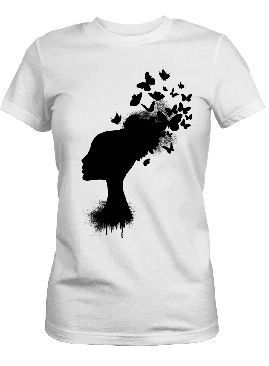 Shirt For Black Girl Natural Hair Afro Puff Girl Art Shirt