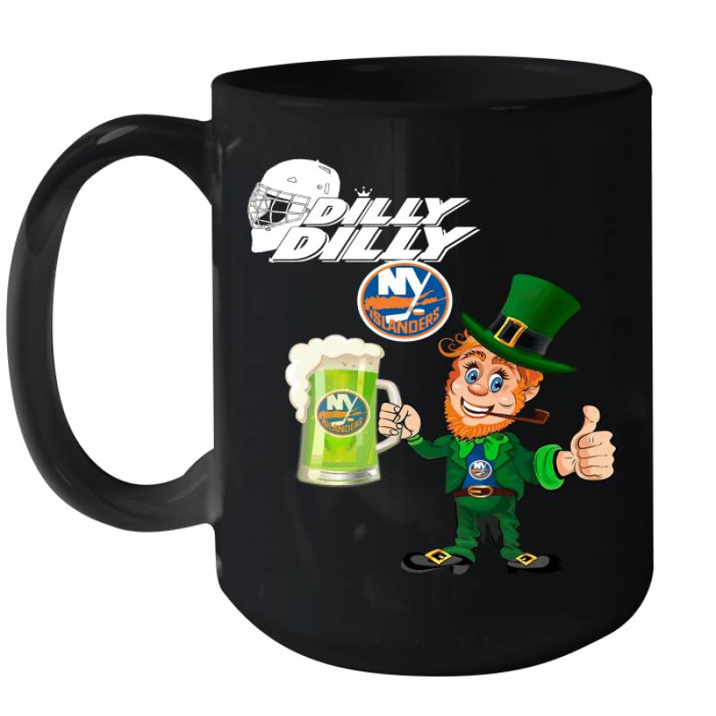 New York Islanders Dilly Dilly Saint Patrick Day Ceramic Mug 15oz