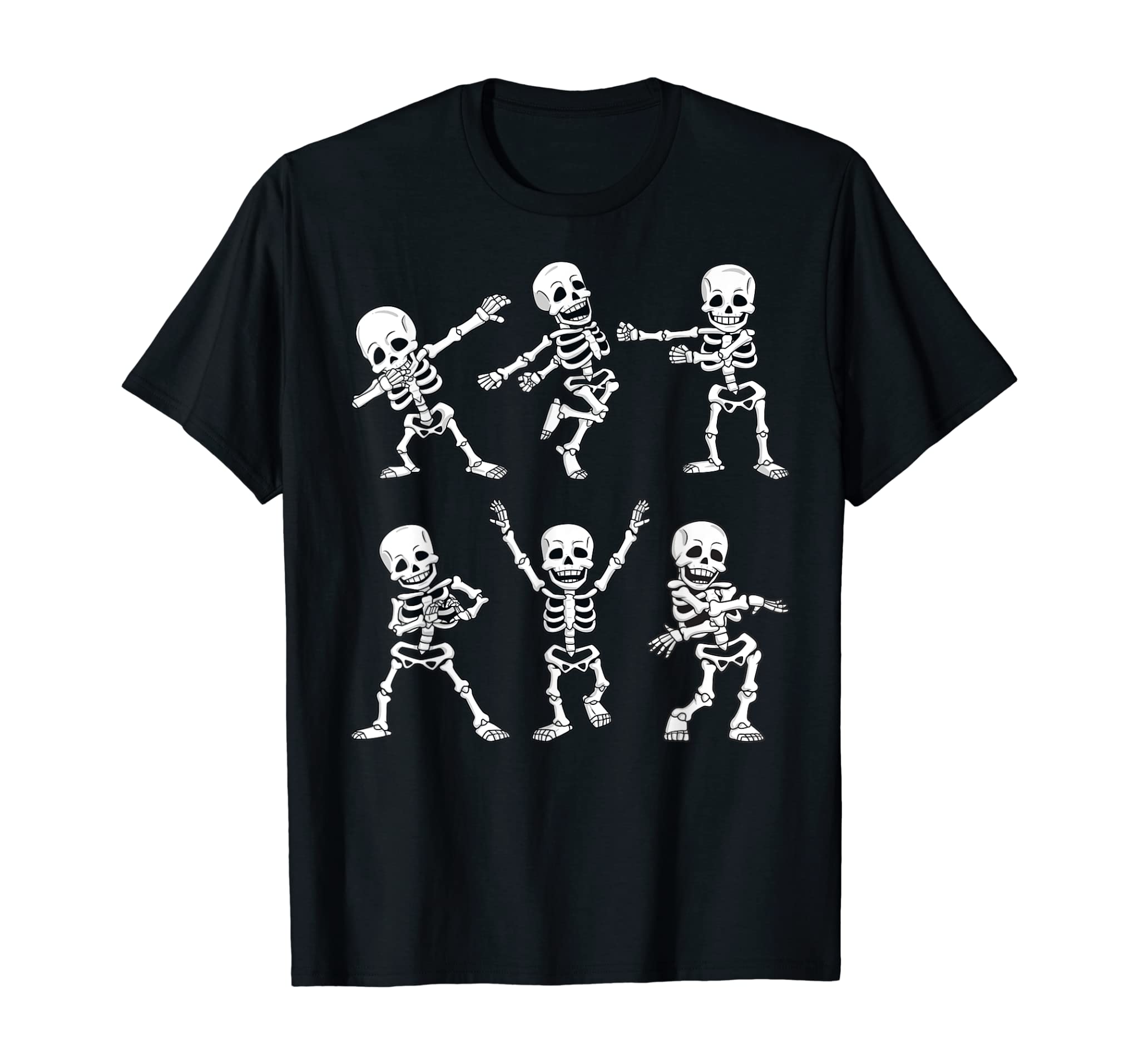 Dancing Skeletons Dance Challenge Boys Girl Kids Halloween T-Shirt