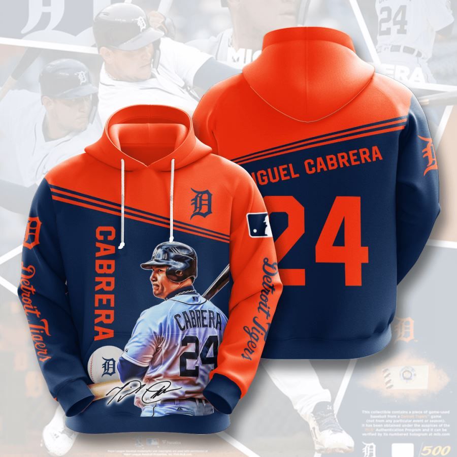 Detroit Tigers No618 Custom Hoodie 3D