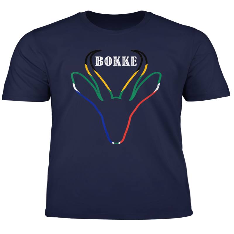 South African Rugby T Shirt Springbok Bokke Africa Flag