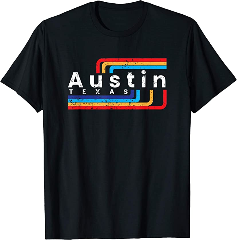 Austin Texas TX USA Retro Vintage T-Shirt