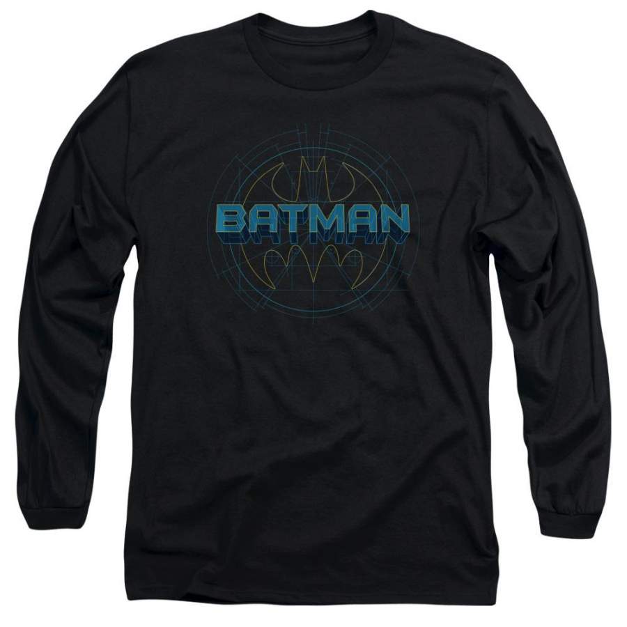 Batman – Bat Tech Logo Long Sleeve Adult 18/1