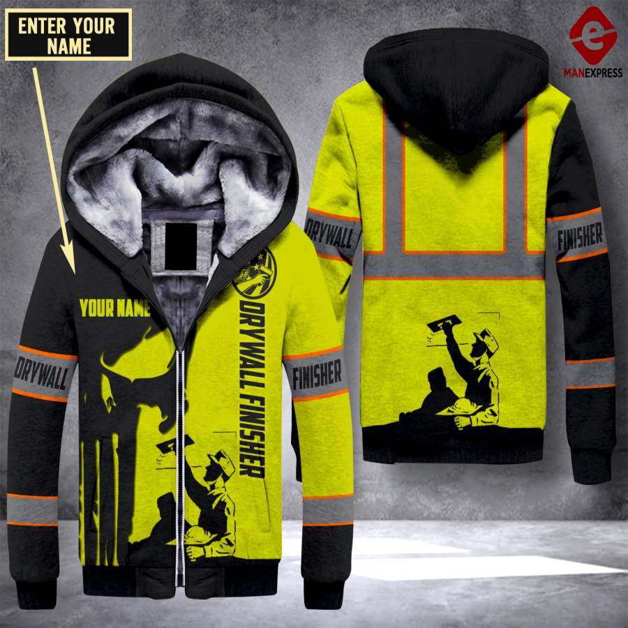 CUSTOMIZED DRYWALL FINISHER 2 FLEECE HOODIE LMT