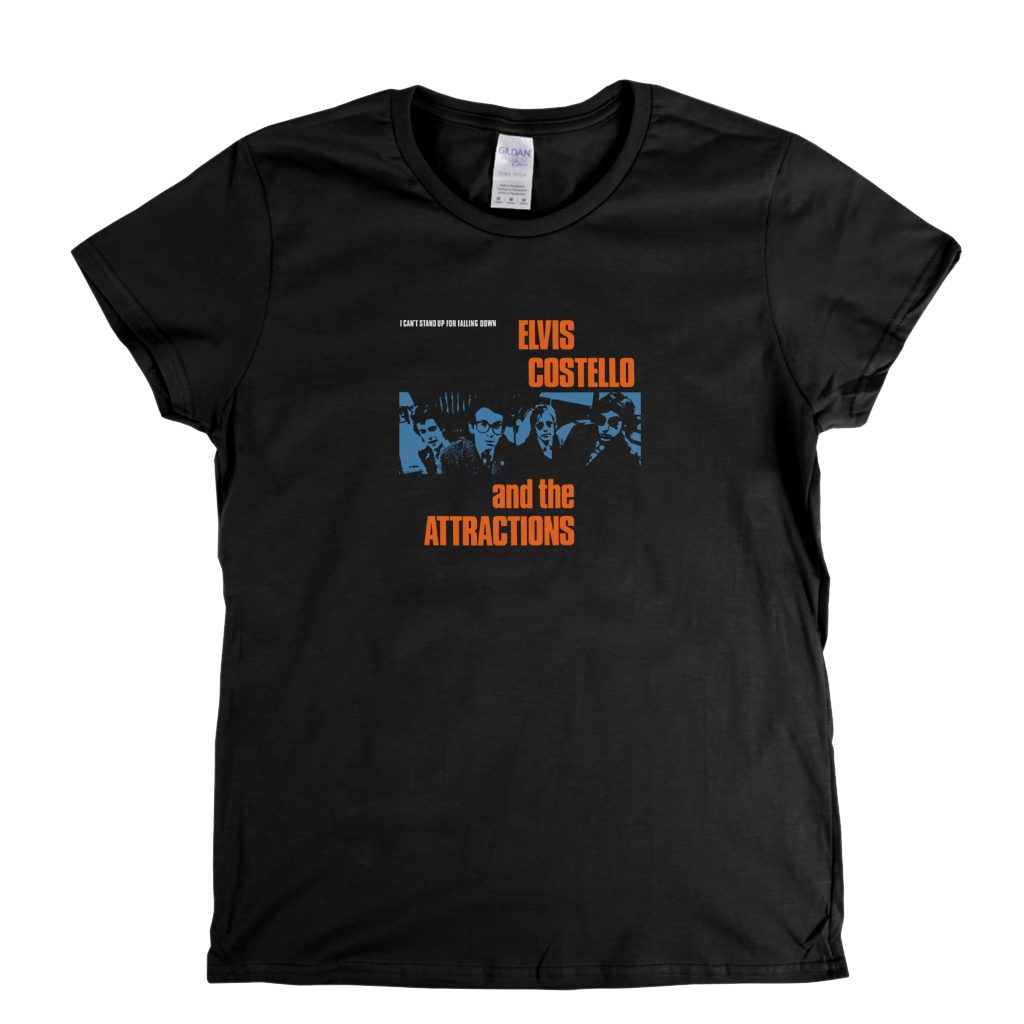 Elvis Costello Single Womens T-Shirt