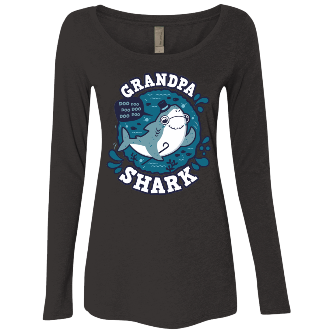 Shark Family Trazo – Grandpa Women’S Triblend Long Sleeve Shirt