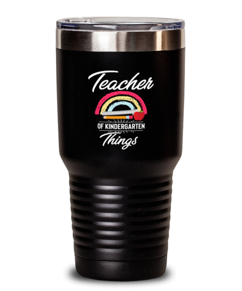 30 Oz Tumbler Stainless Steel Insulated  Funny Teacher Of Kindergarten Things Educator