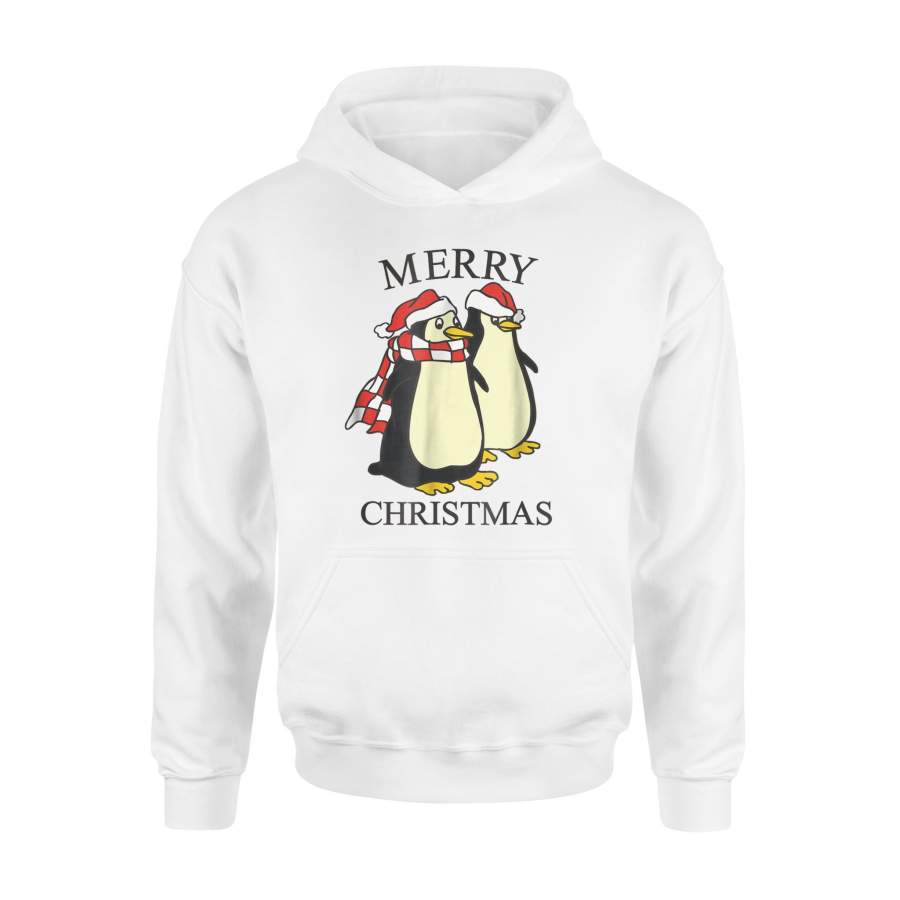 Christmas Funny Penguin   Christmas  Pajamas  Hoodie