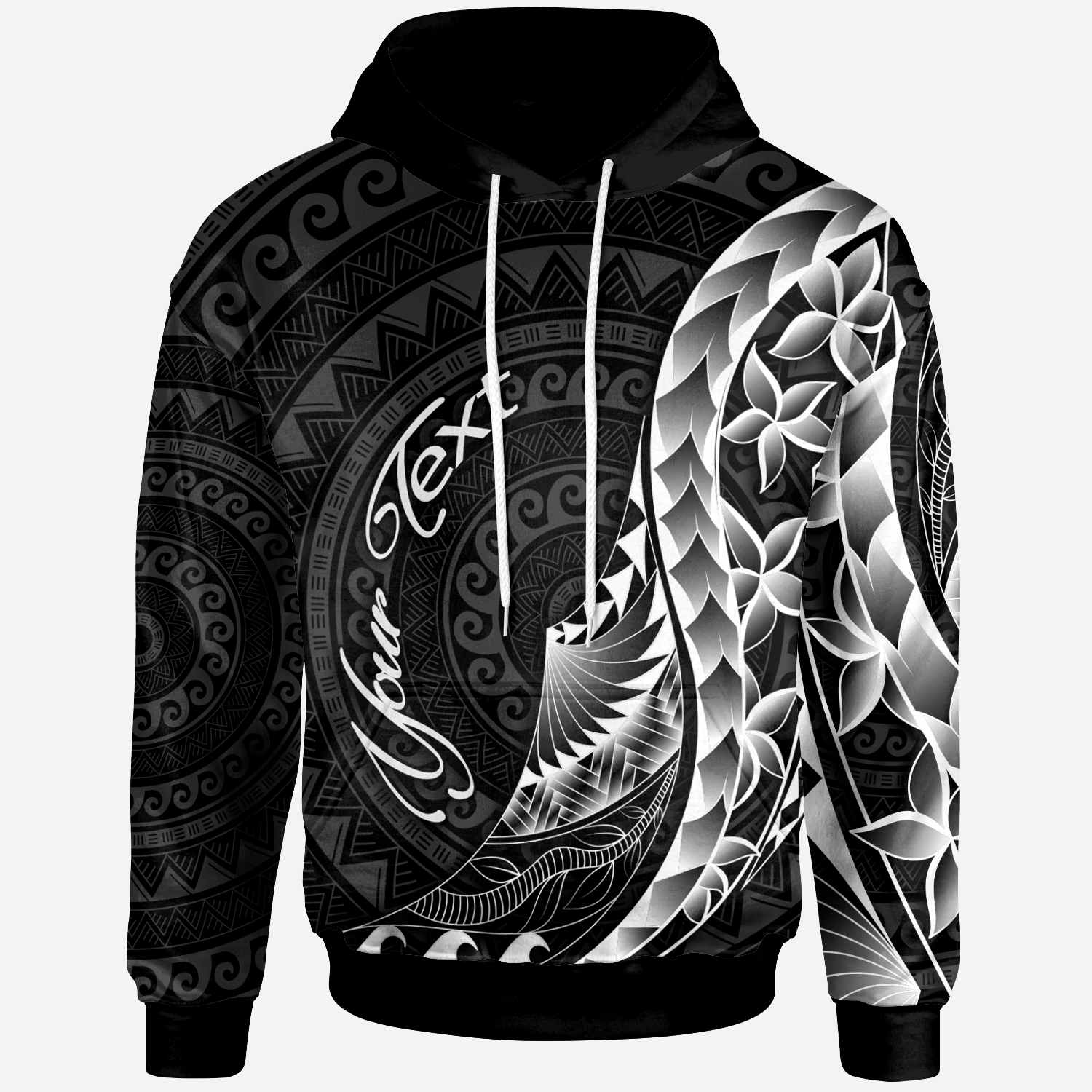 Wallis and Futuna Hoodie – Custom Personalised Polynesian Pattern Style – BN27