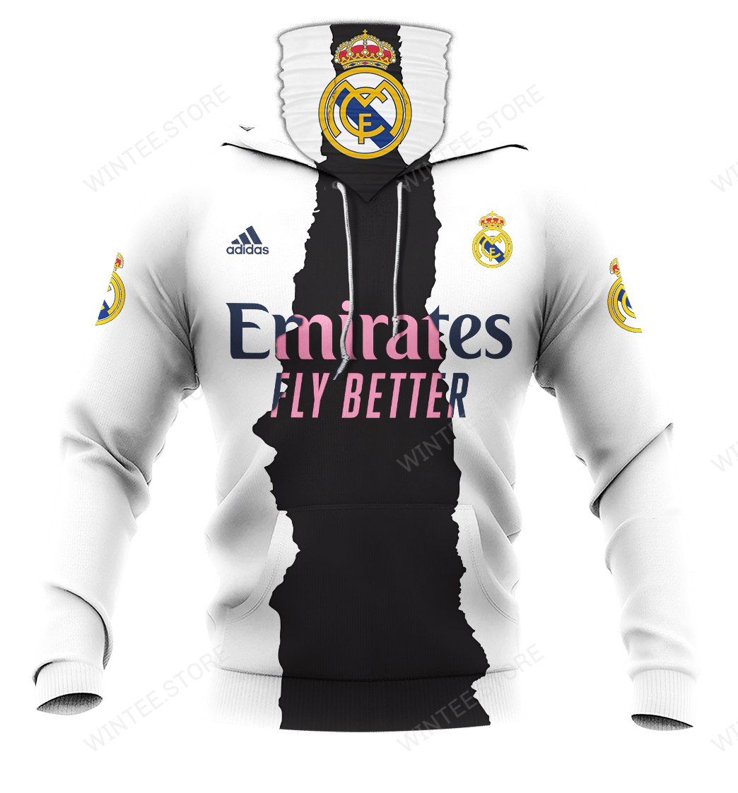 02RealMadrid001 |HoodieMask| CUSTOMIZE YOUR NAME & NUMBER