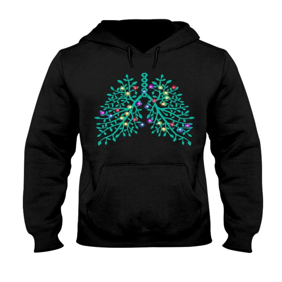 Led Light Lungs Christmas Gift Hoodie