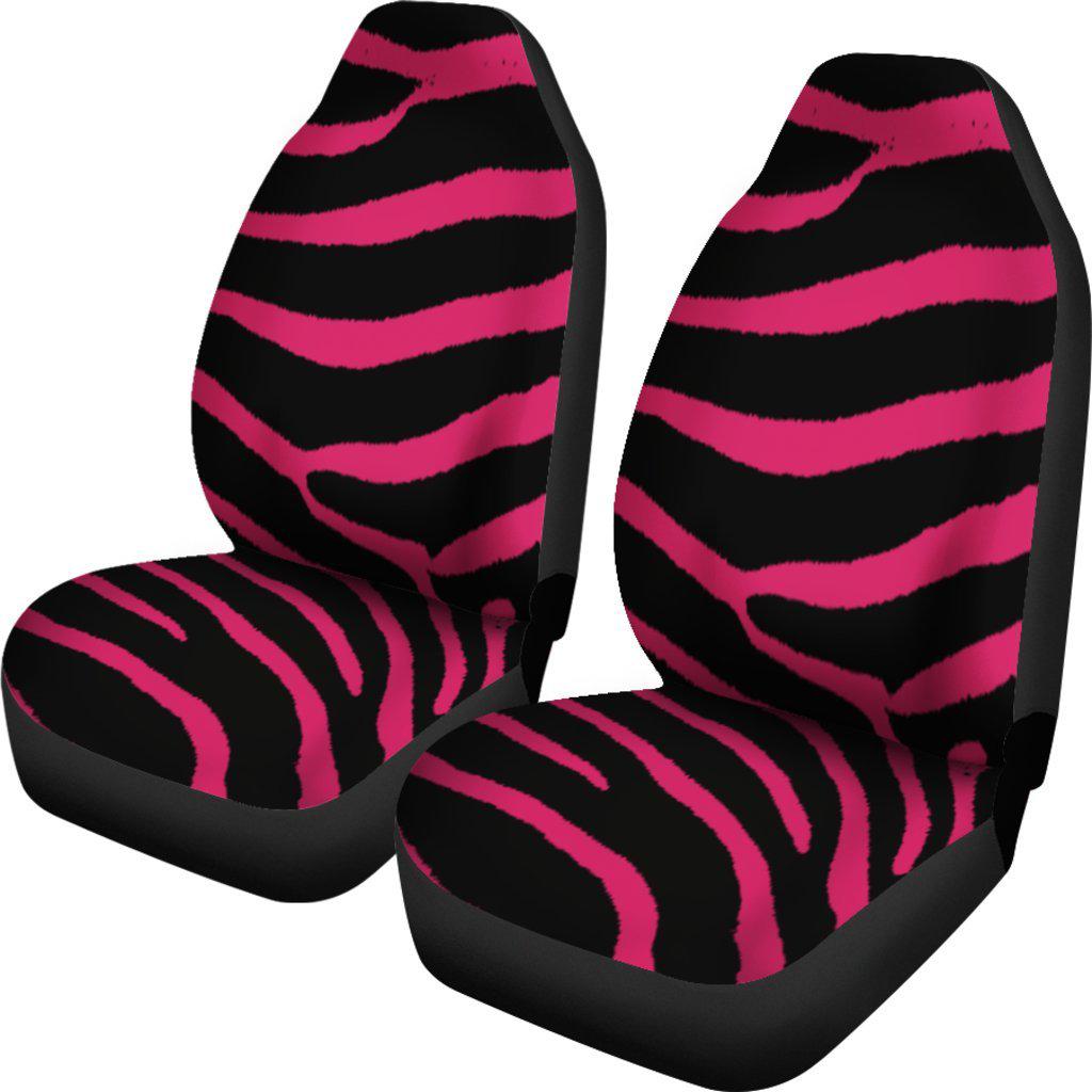 Zebra Pink Design Seat Covers