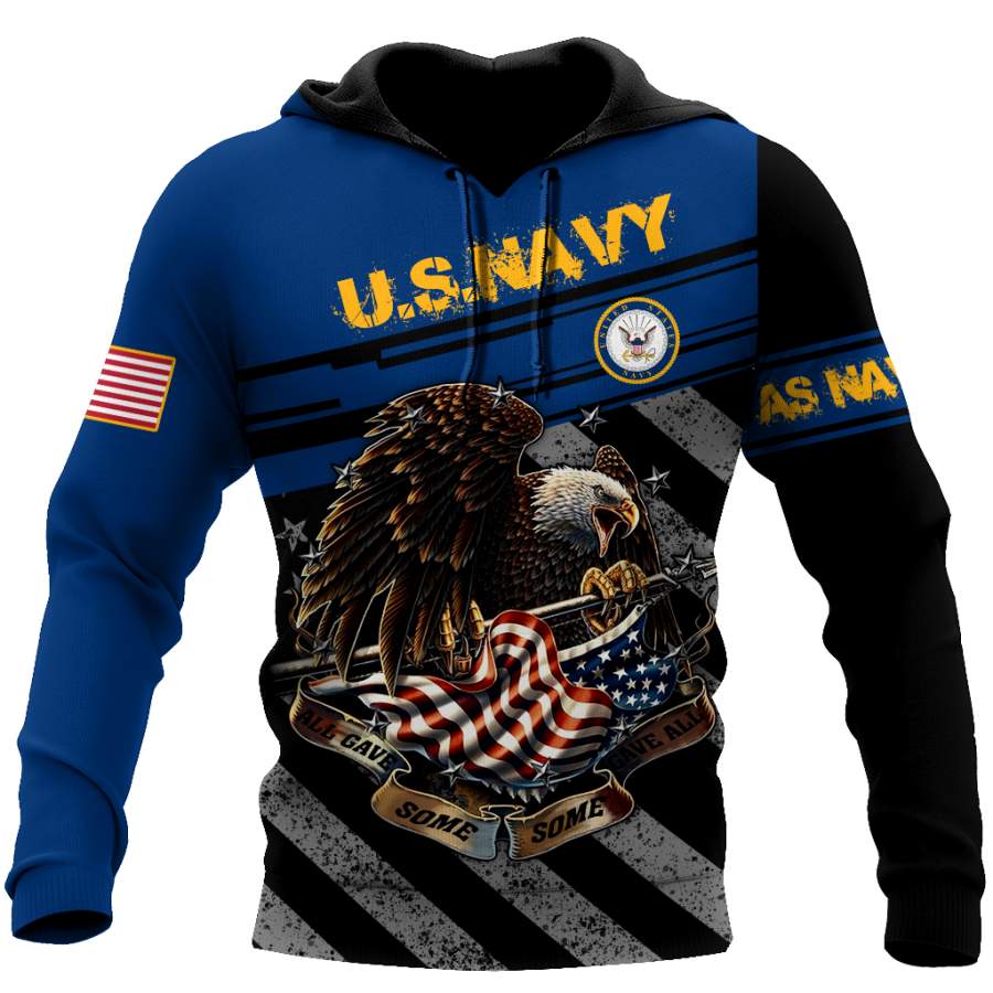 US Navy US Veteran 3D All Over Printed Shirts MH211020