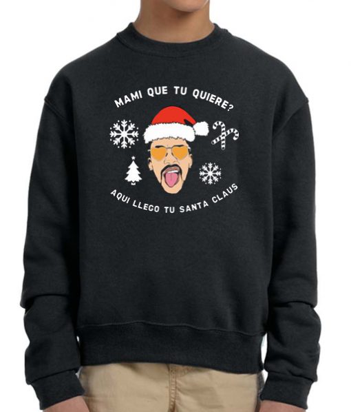 Bad Bunny Christmas Cool Graphic Sweatshirt