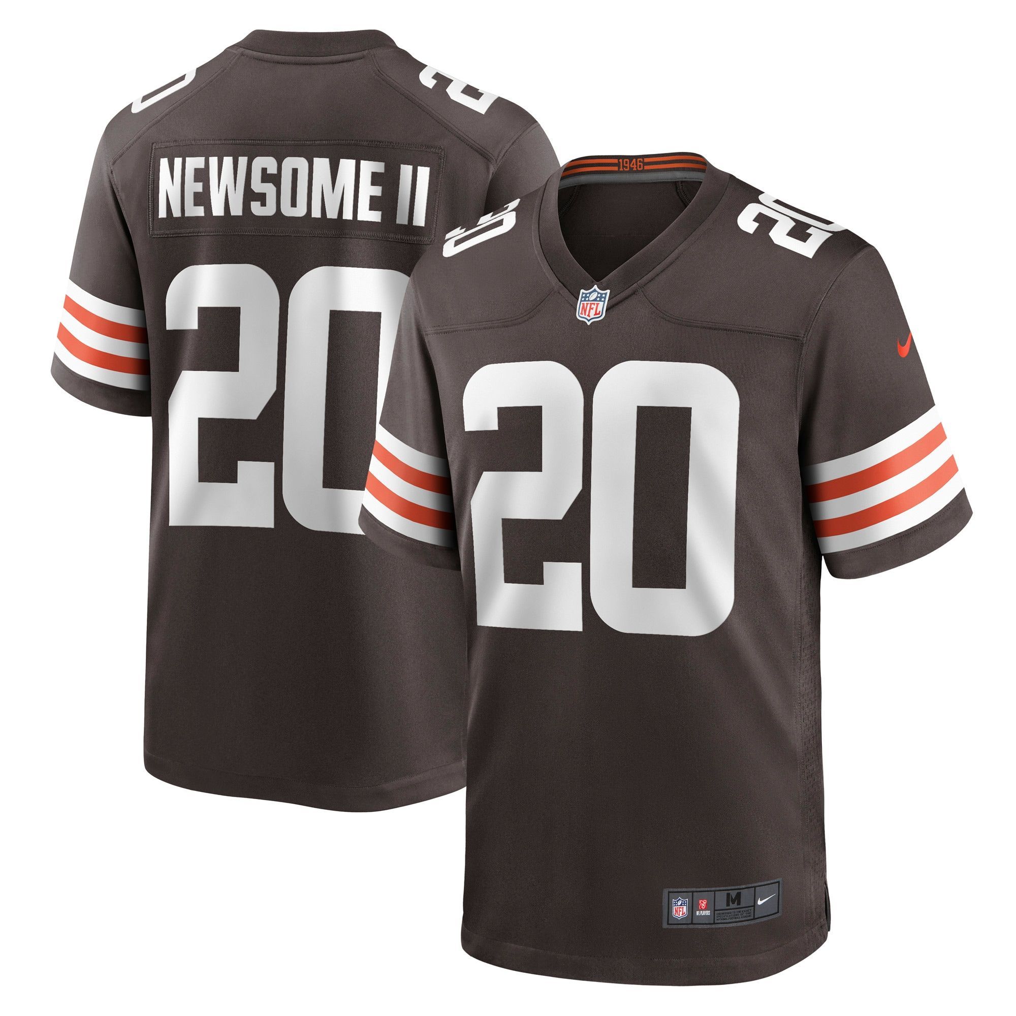 Cleveland Browns Gregory Newsome Ii Brown 2021 NFL Draft First Round Pick Game Mens Jersey Gift For Browns Fans