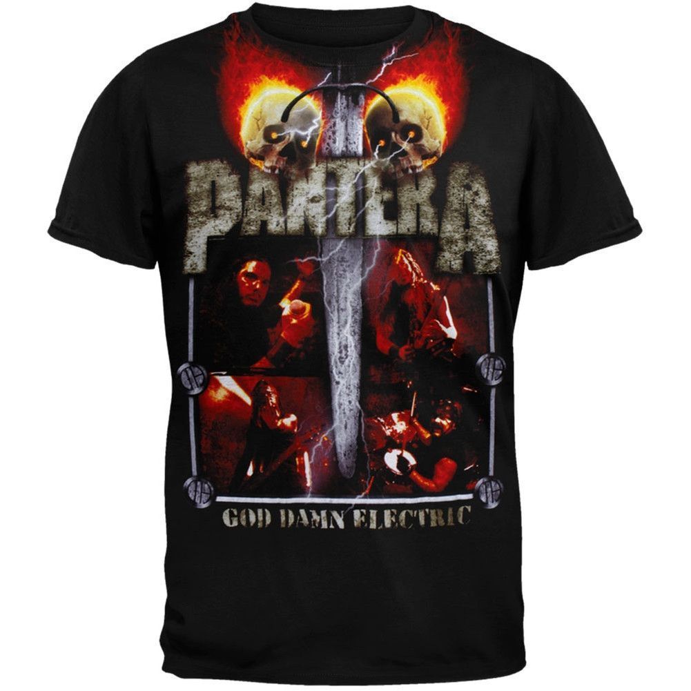 Pantera Lightning Skulls Shirt