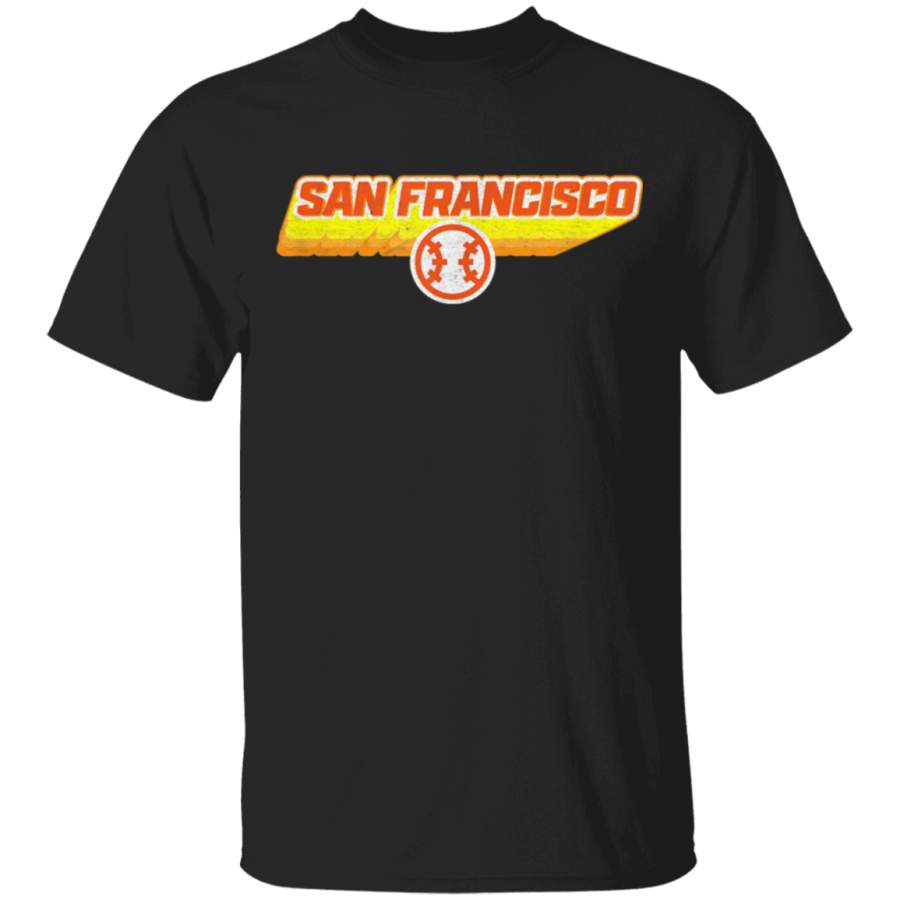 Retro 70s Old School San Francisco Baseball TShirt