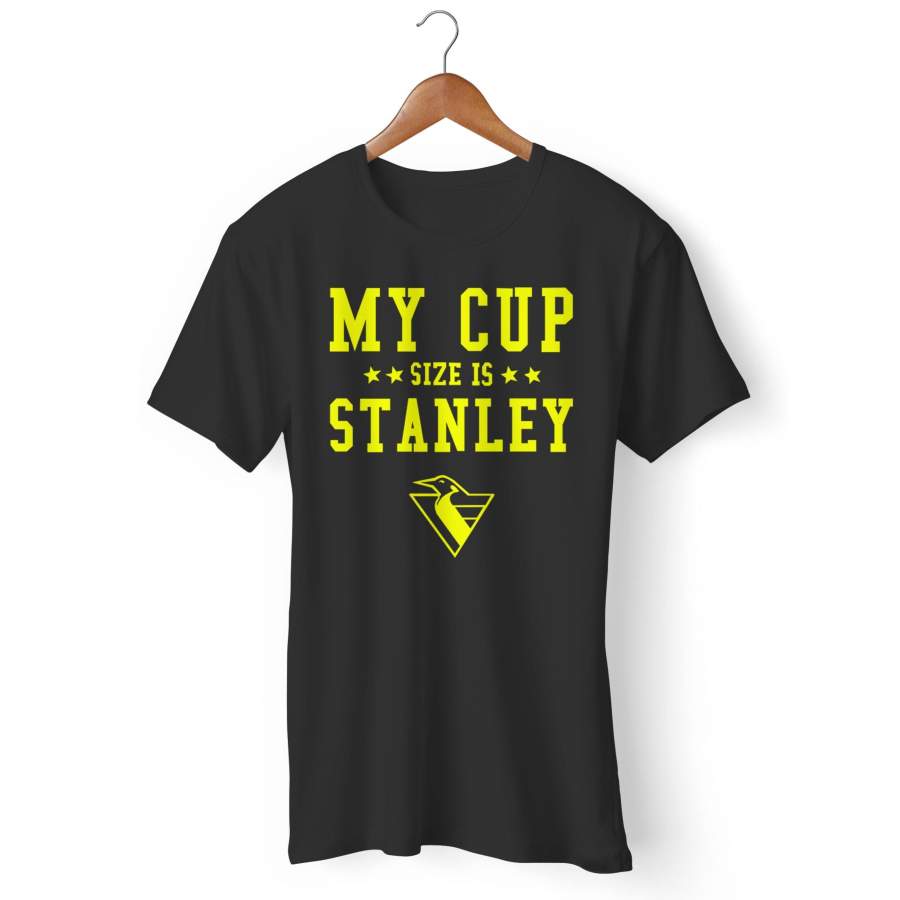 My Cup Size Is Stanley Pittsburgh Penguins Hockey Fan Gildan Man’s T-Shirt