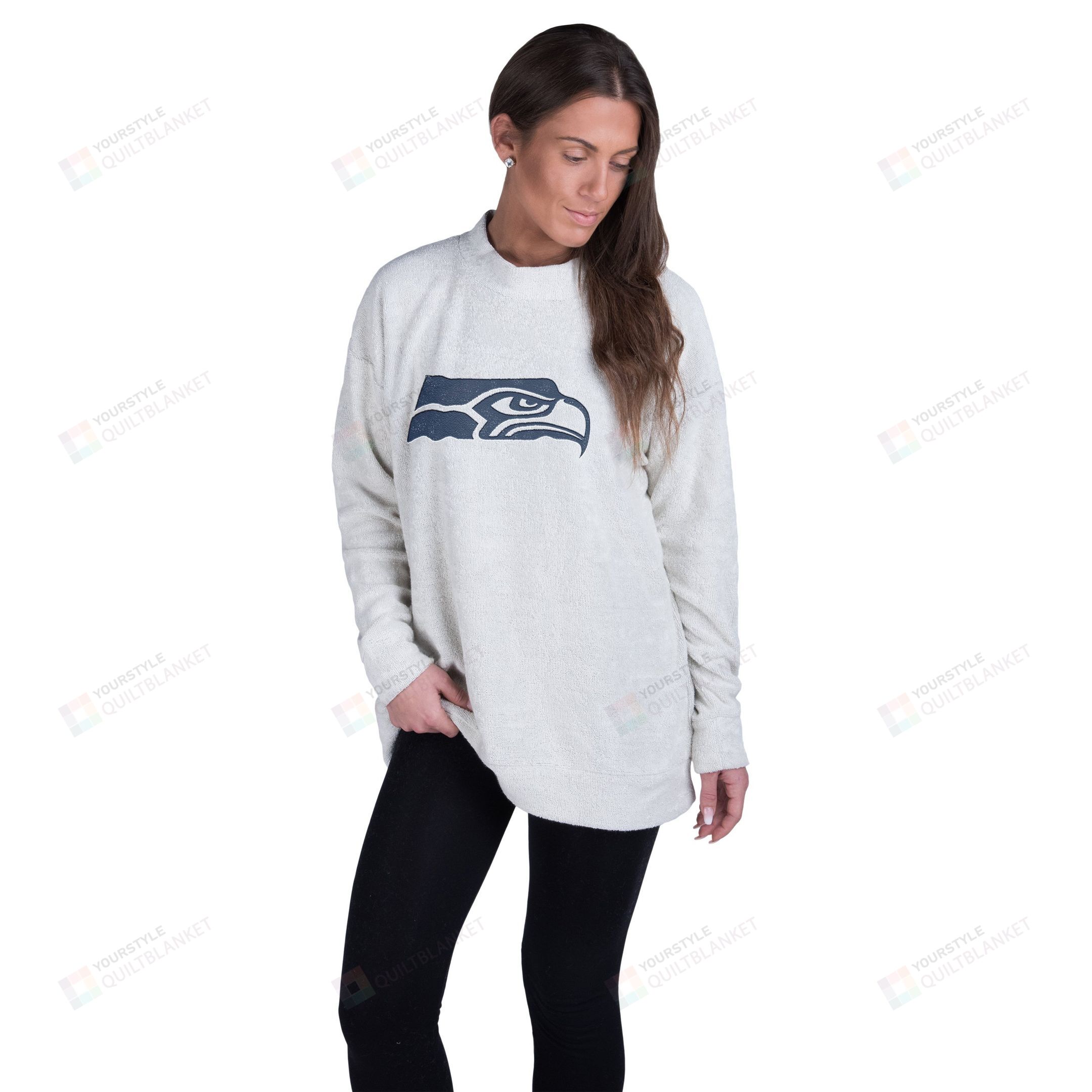 Seattle Seahawks For Unisex Ugly Christmas Sweater, All Over Print Sweatshirt