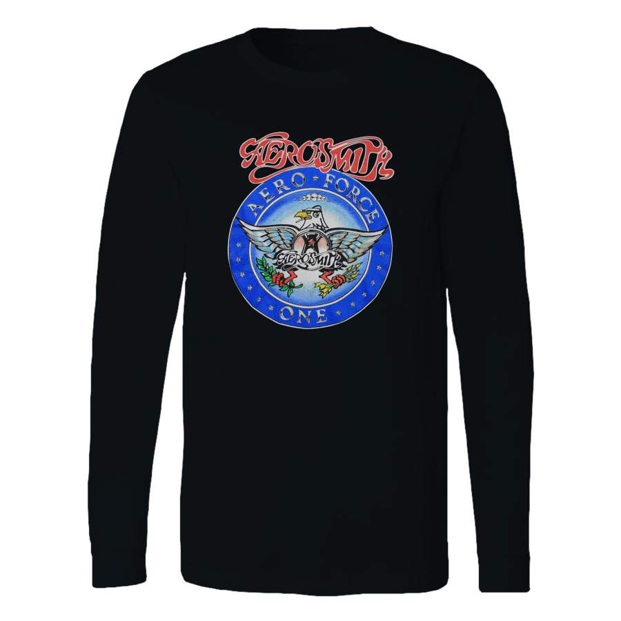 Wayne’s World Garth Aerosmith Aero Force Long Sleeve T-Shirt