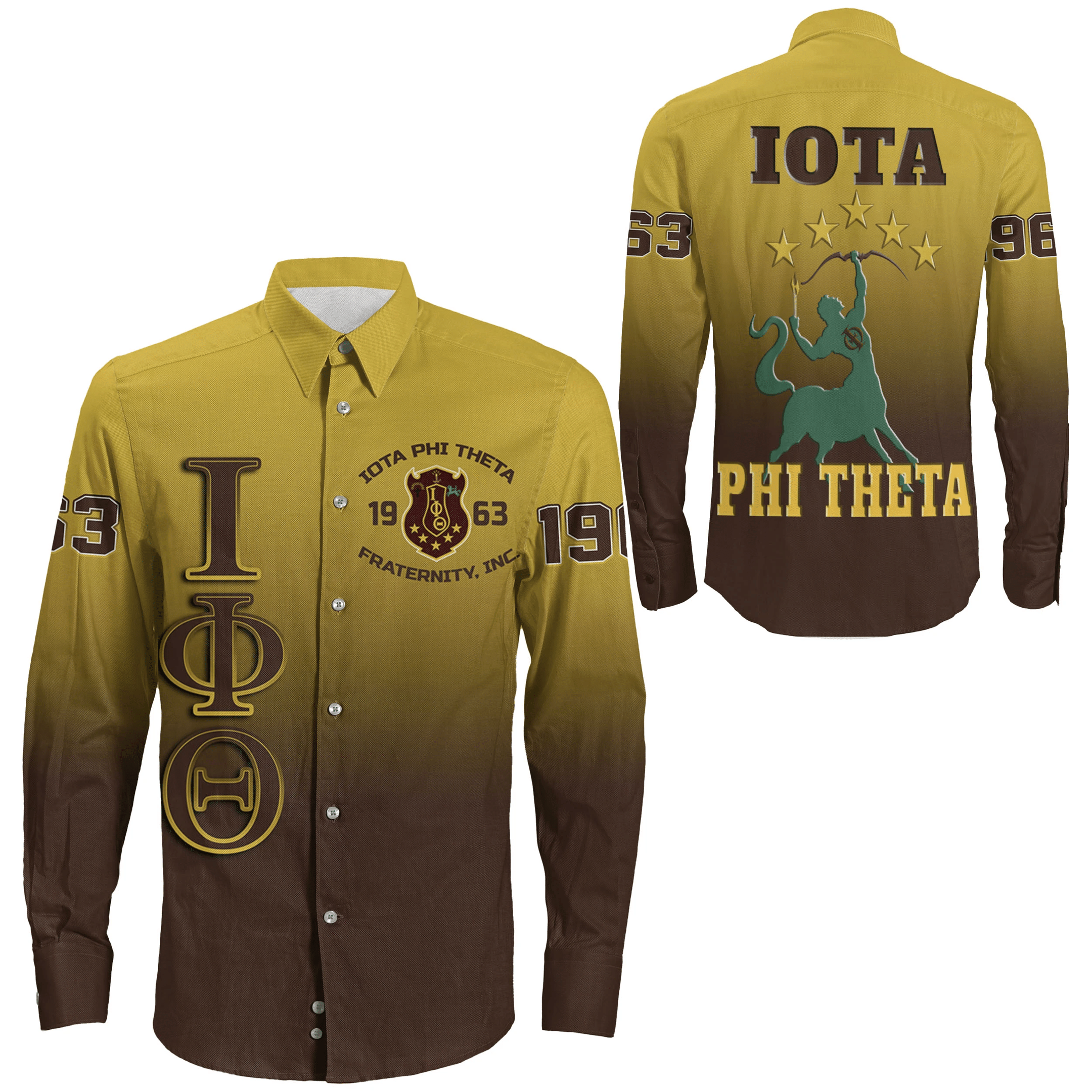 Africa Zone Shirt – Iota Phi Theta Gradient Long Sleeve Button Shirt A31