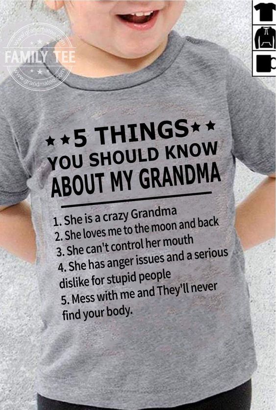 5 Things You Should Know About My Grandma Shirt Shirt