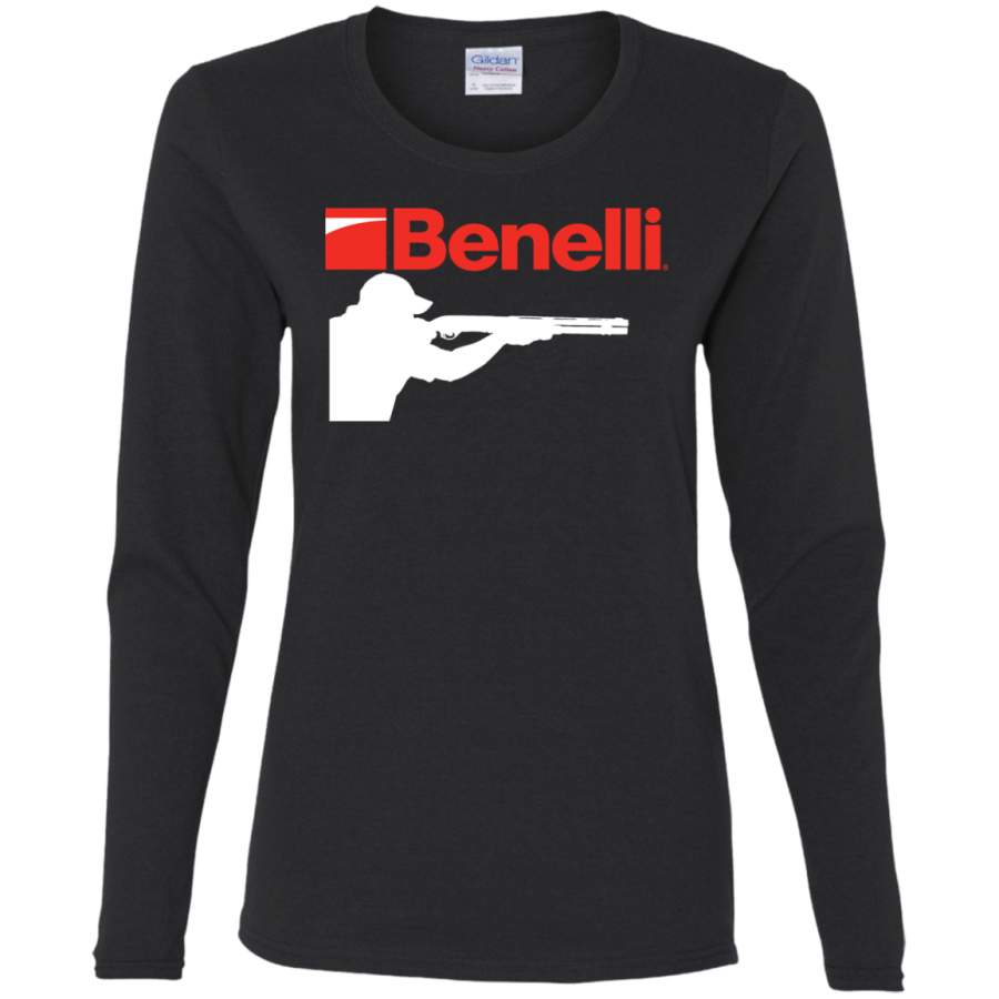 AGR Benelli Sporting Shotguns Ladies’ Cotton LS T-Shirt