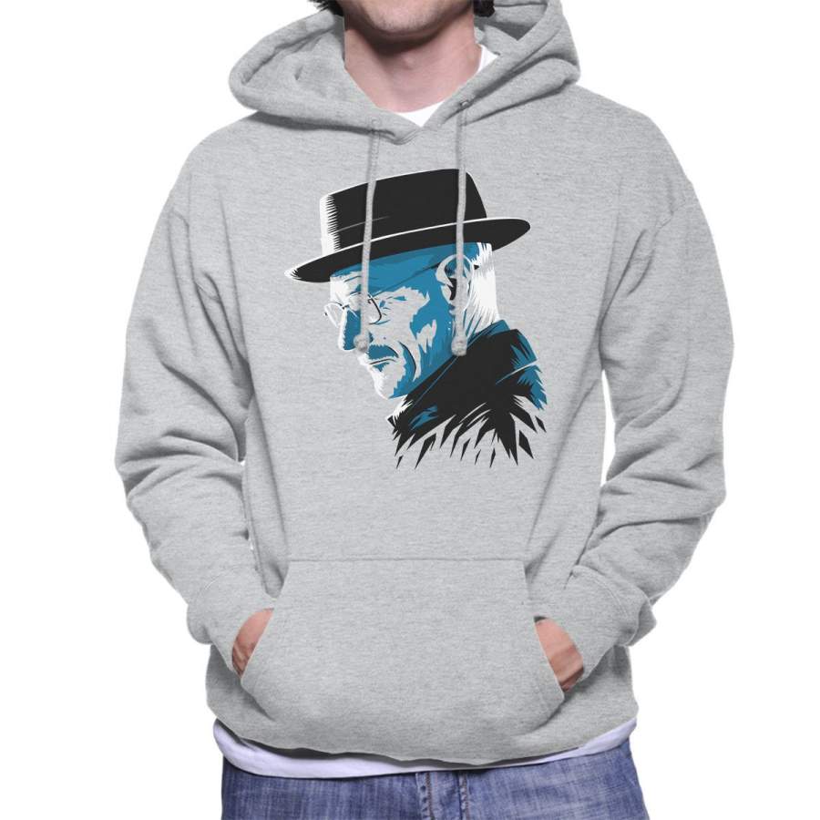 Breaking Bad Heisenberg Blue Crystal Men’s Hooded Sweatshirt