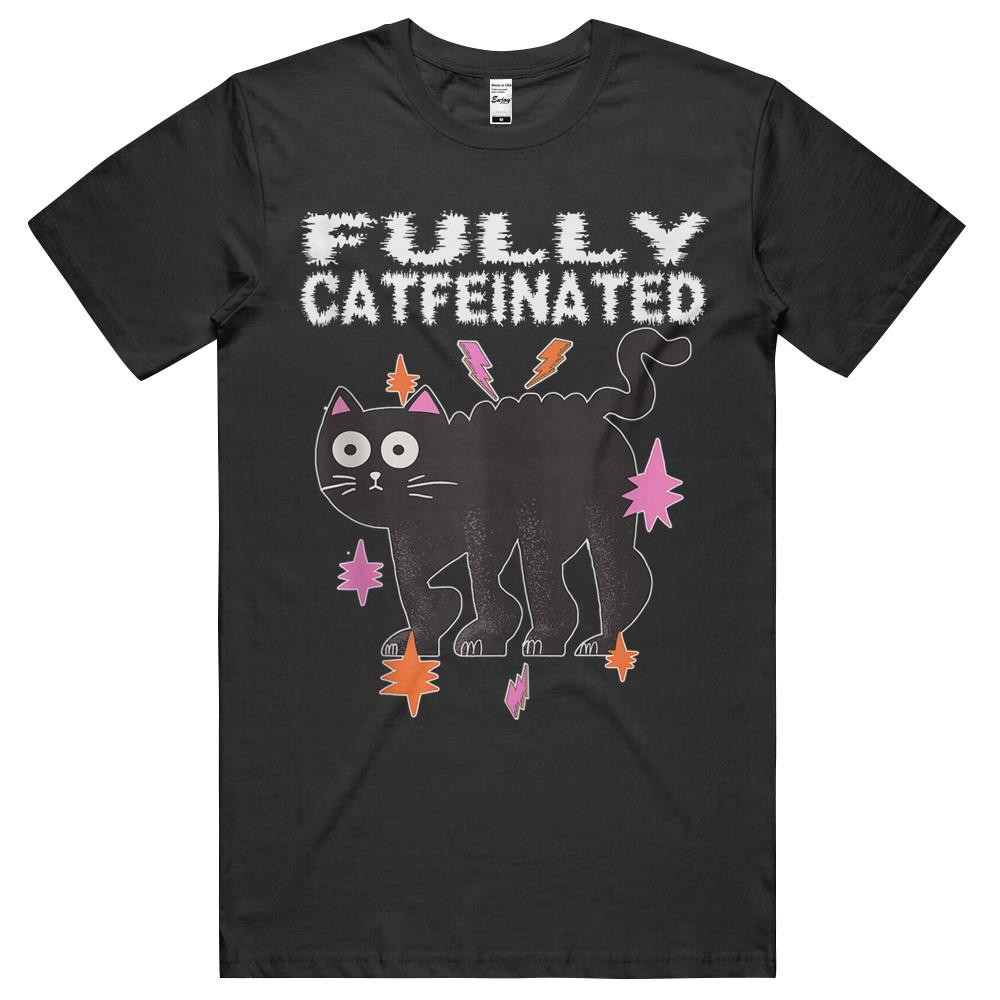 Coffee Cat Kitty Kat Kitten Caffeinated Java Cat Funny Tank Top