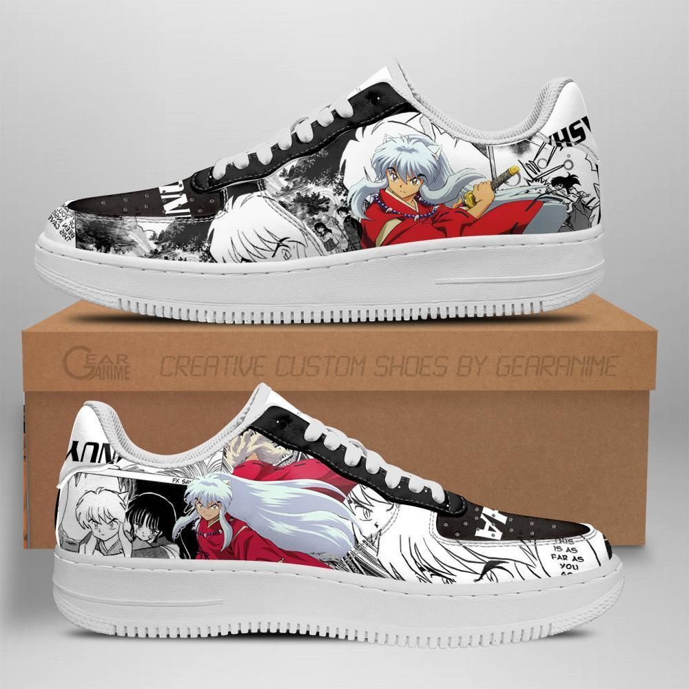 Inuyasha Manga Idea Tt04 Air Force Shoes Sneakers Custom Anime