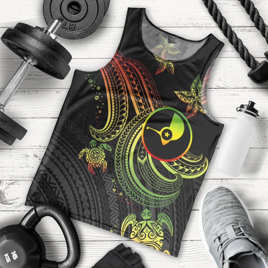 Yap Custom Personalised Men’s Tank Top- Reggae Turtle – BN26