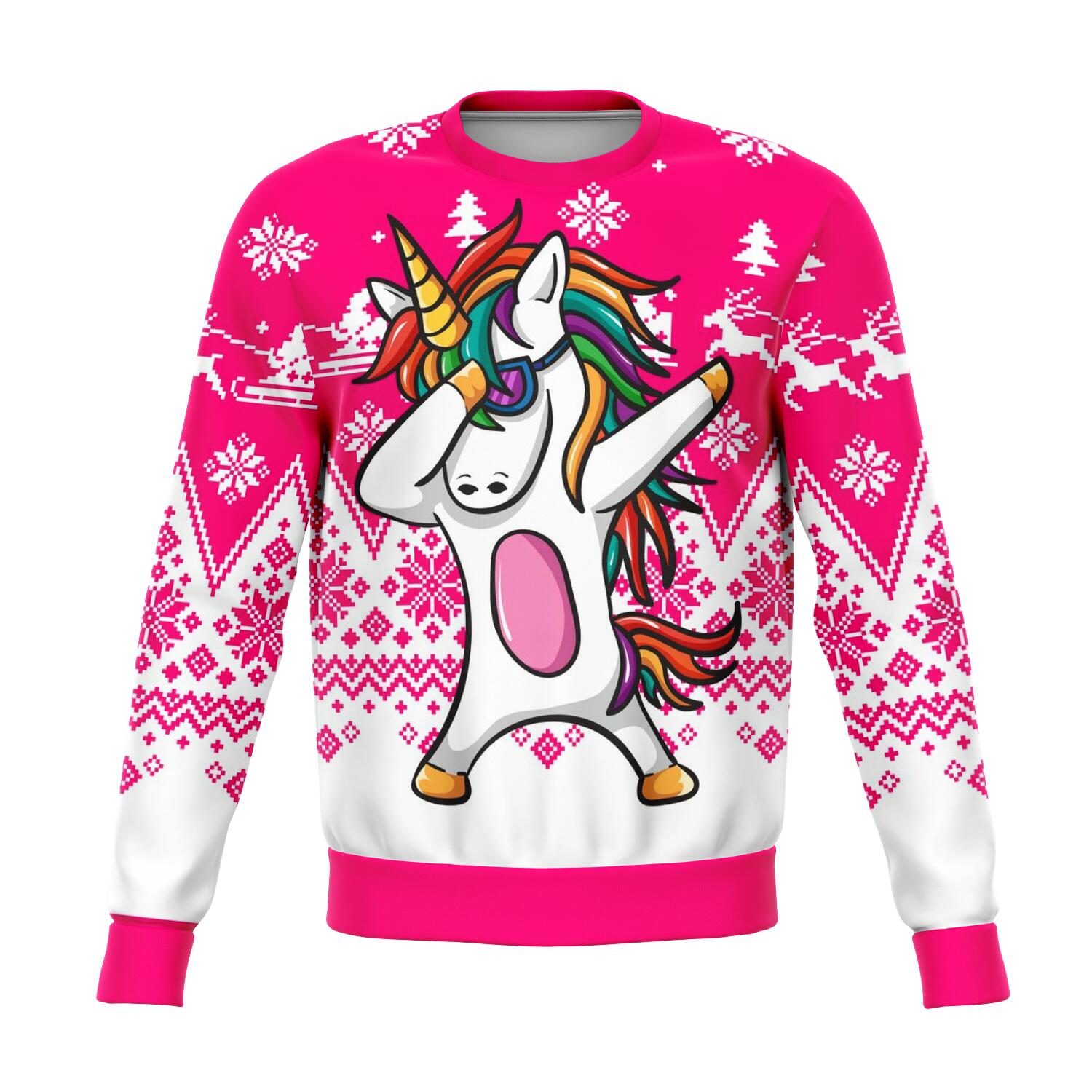 Unicorn Dabbing Ugly Christmas Sweater / Jumper