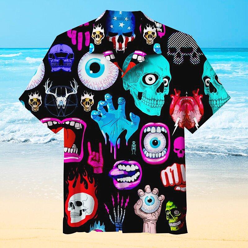 Skull Hawaii Shirt For Men Women Adult Ha12133