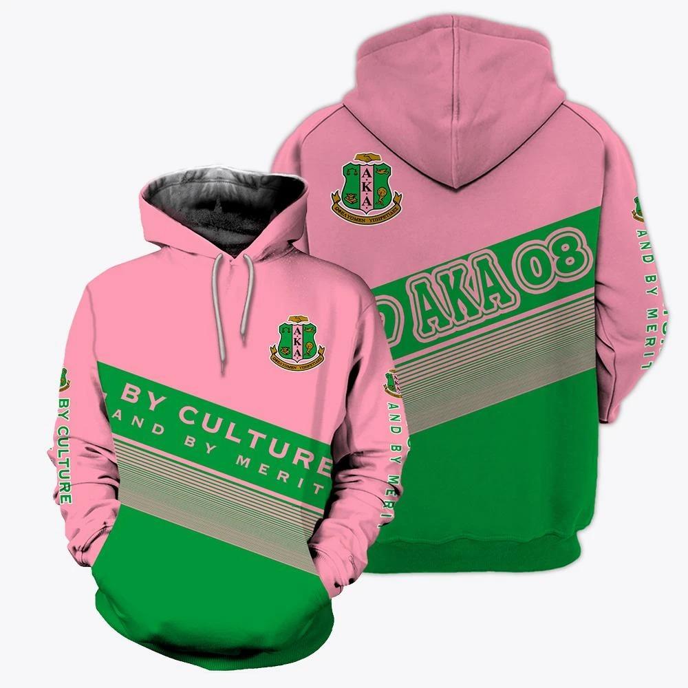 By Culture And By Merit Alpha Kappa Alpha Hoodie