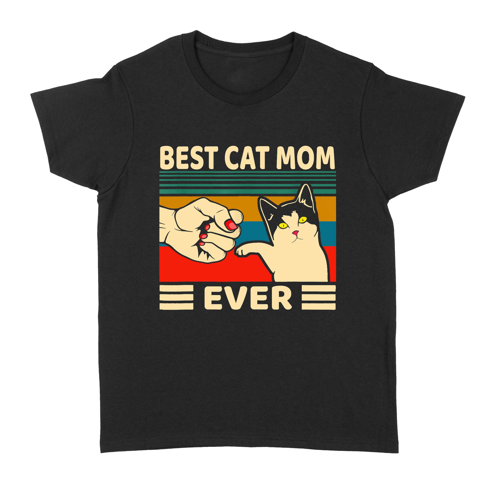 Best Cat Mom Ever Women Vintage Bump Fit Mother’s Day – Standard Women’s T-shirt